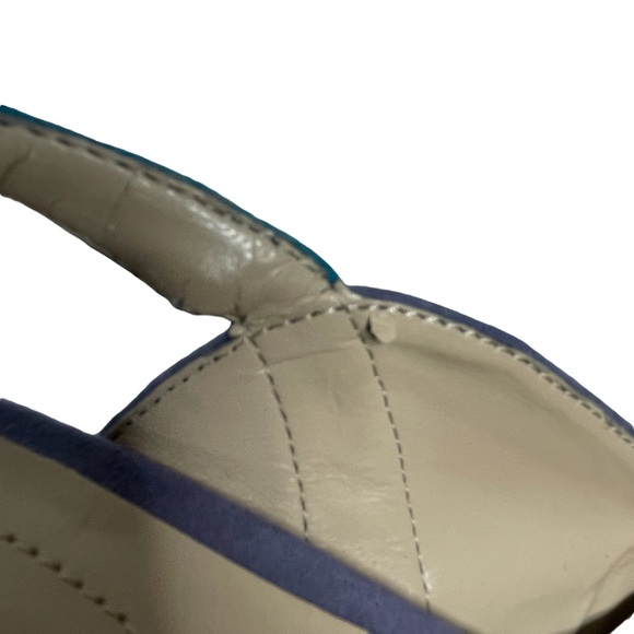 Guess Almost 5” Heel Cork Sling Back Open Toe SZ 7-1/2 - Picture 3 of 12